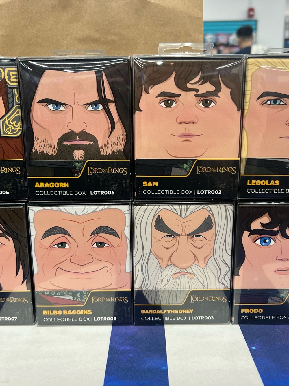 Ultimate Guard Squaroes Lord of the Rings 8ct Boulder 100+ Deck Boxes NEW^